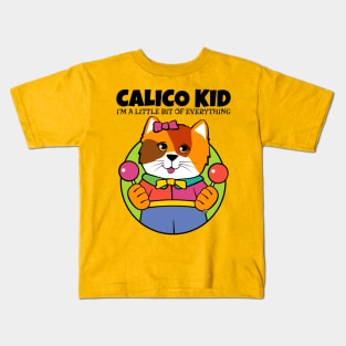 Calico Cat Kid Kids T-Shirt